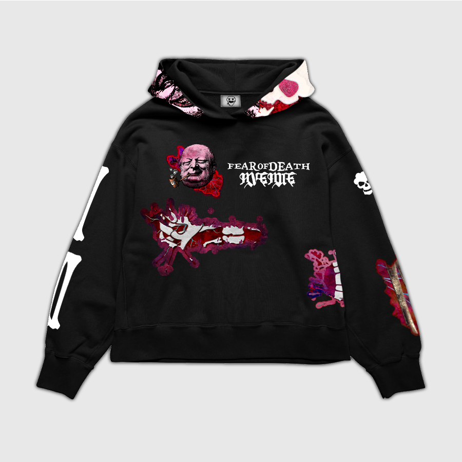 "FearOfDeath" Psychotic Mayhem Grape Hoodie