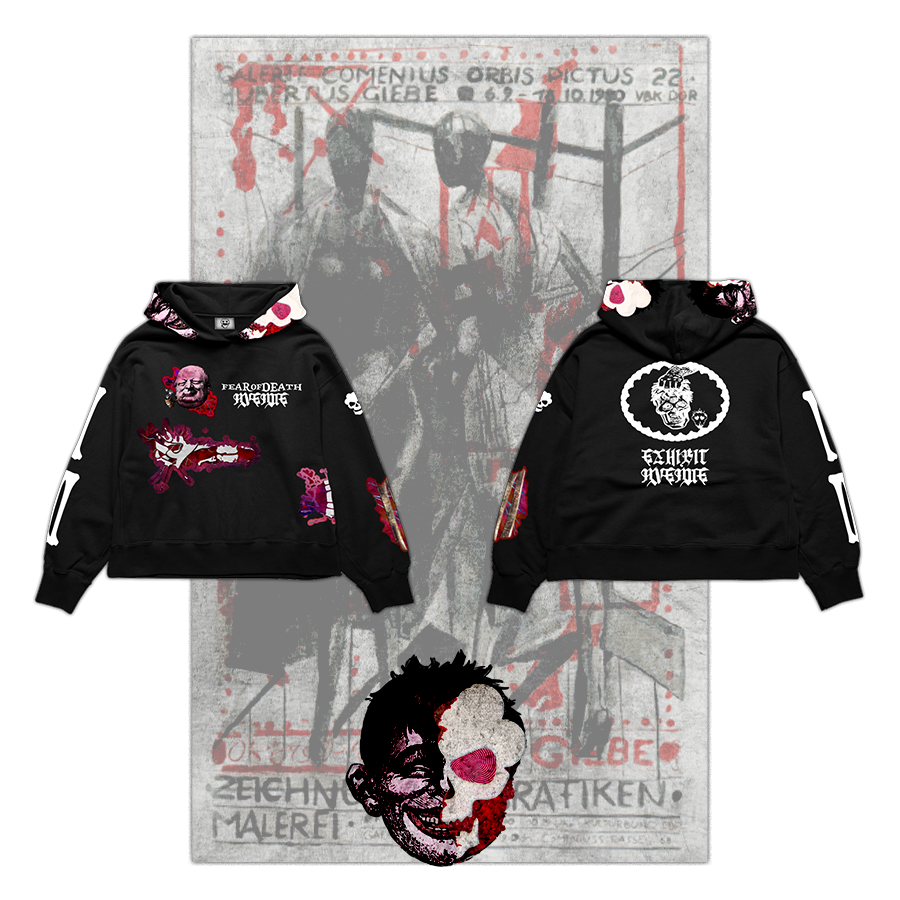 "FearOfDeath" Psychotic Mayhem Grape Hoodie