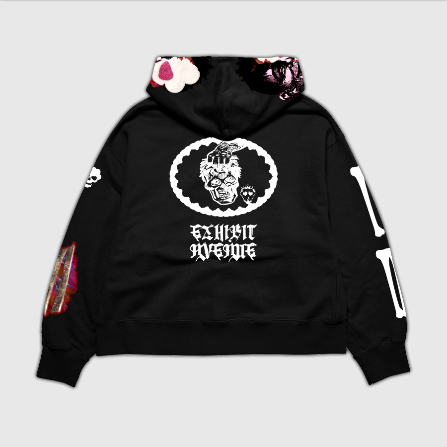 "FearOfDeath" Psychotic Mayhem Grape Hoodie