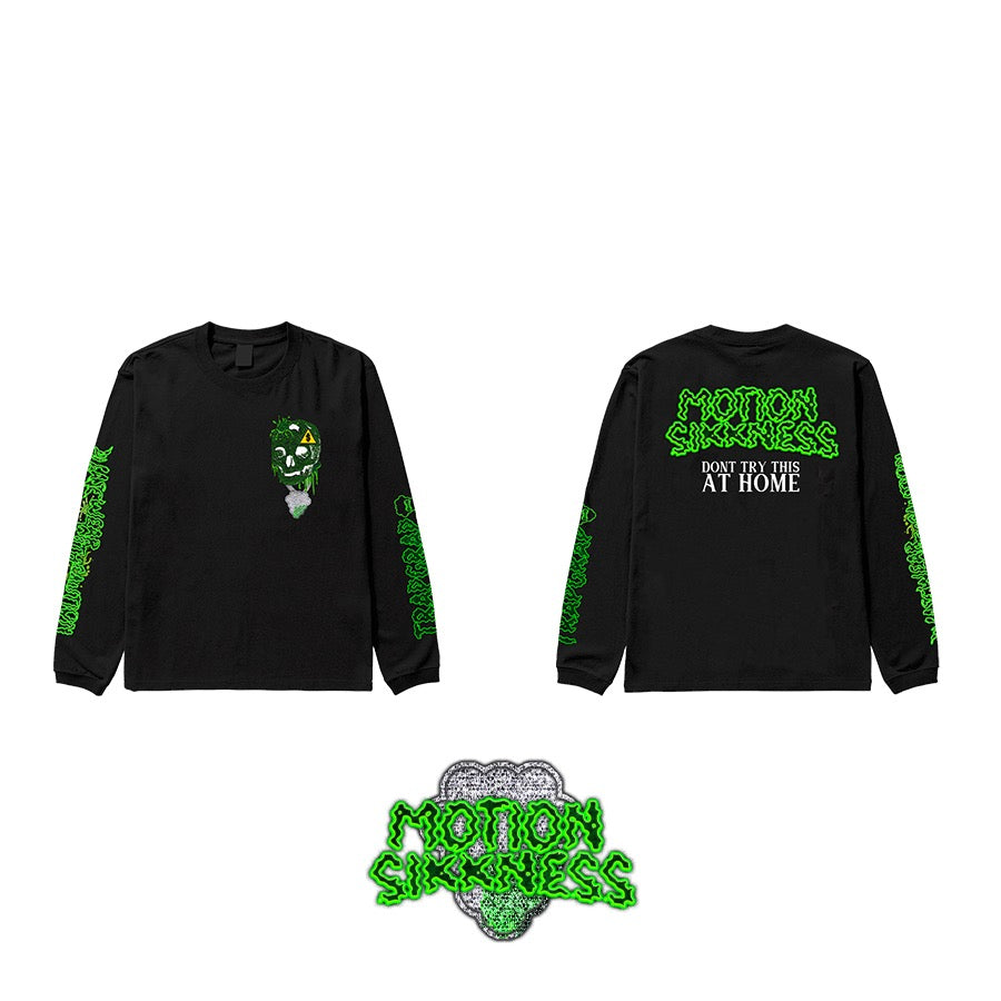 “Motion Sikkness” Grapo Caution Longsleeve
